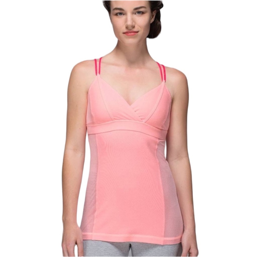 Lululemon Athletica Strappy Criss-Cross Back Tank Top Women's Size 2